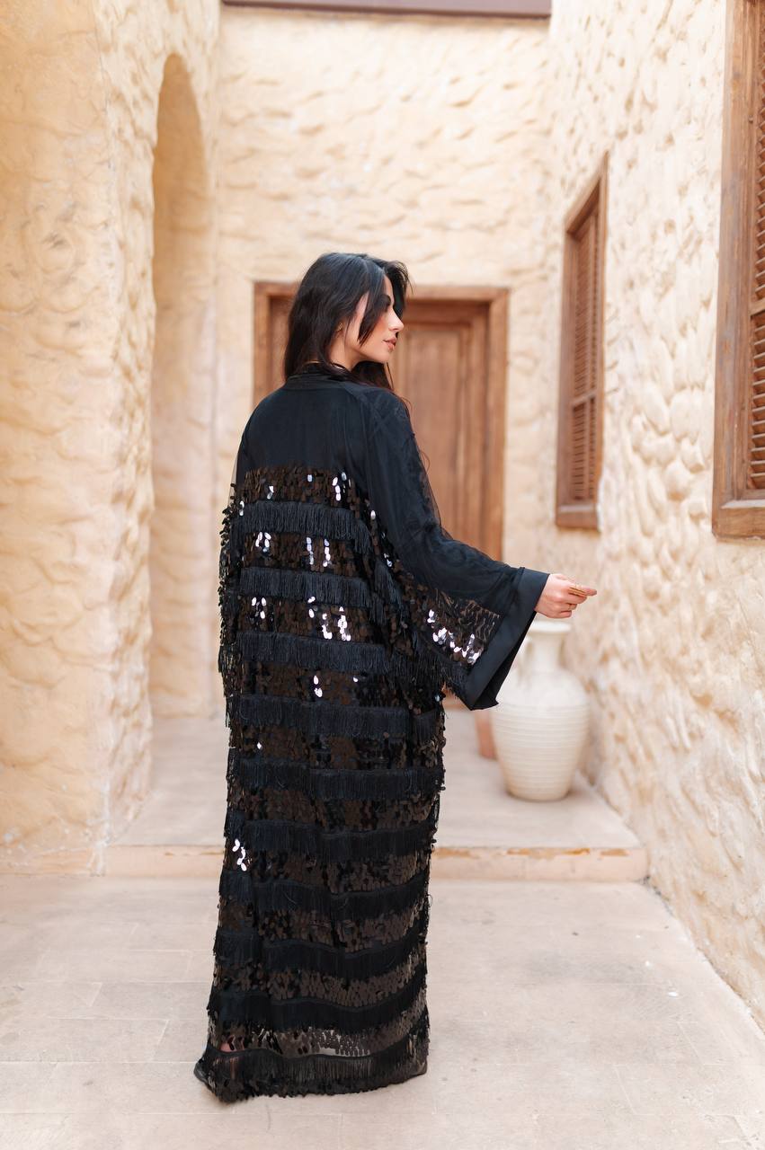 Hilal Noir Kaftan